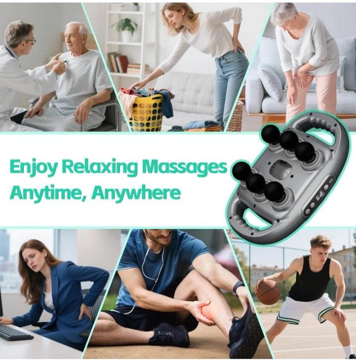 Auerllcy 6-Head Massage Gun