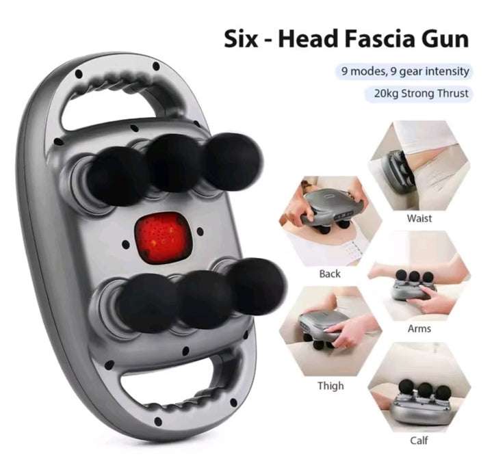 Auerllcy 6-Head Massage Gun